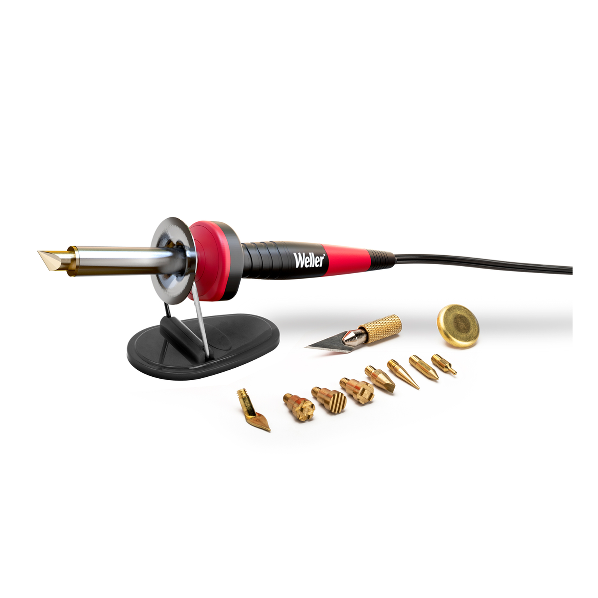 Weller 240V 25W Wood-Burning Kit 15 Piece Interchangeable Tips WLIWBK2523I