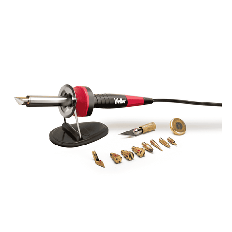 Weller 240V 25W Wood-Burning Kit 15 Piece Interchangeable Tips WLIWBK2523I