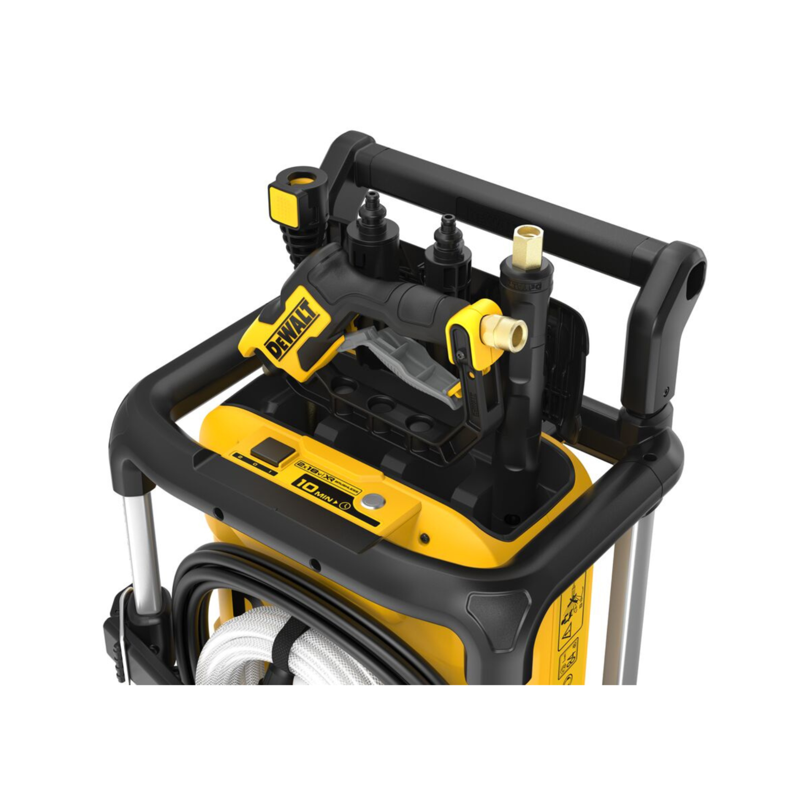 DeWALT 2 x 18V XR Cordless Pressure Washer 1600 PSI - Skin Only DCMPW1600N-XE