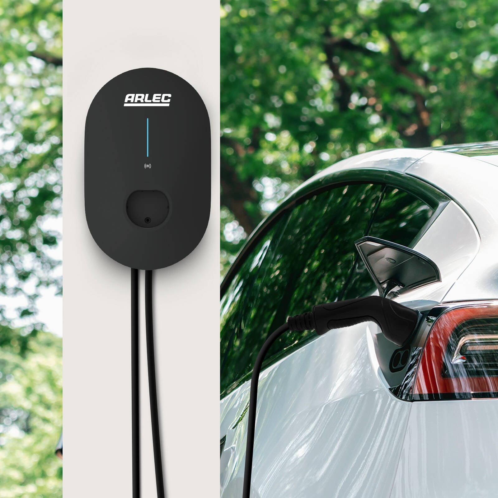 Arlec IP55 7kW 32A Single Phase Type 2 EV Charger with 5m Cable EV200S-32W1P