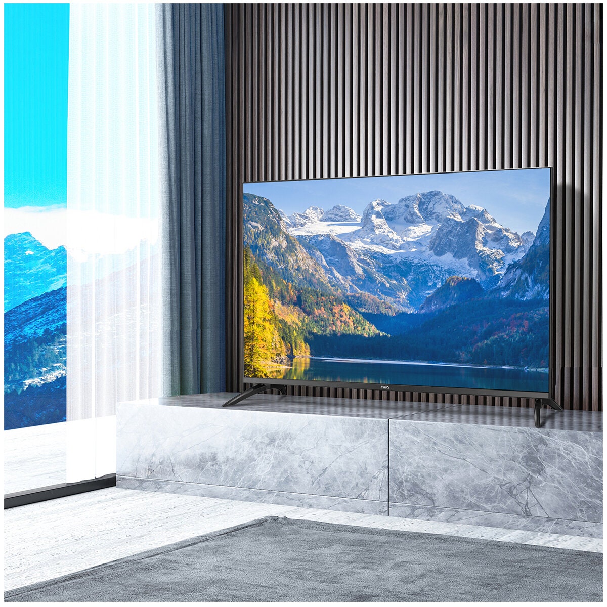 CHiQ 43 Inch LED 4K UHD Google TV - Chromecast Built-in, HDR10, 4 HDMI Ports, 5.0 Star - U43G7PG