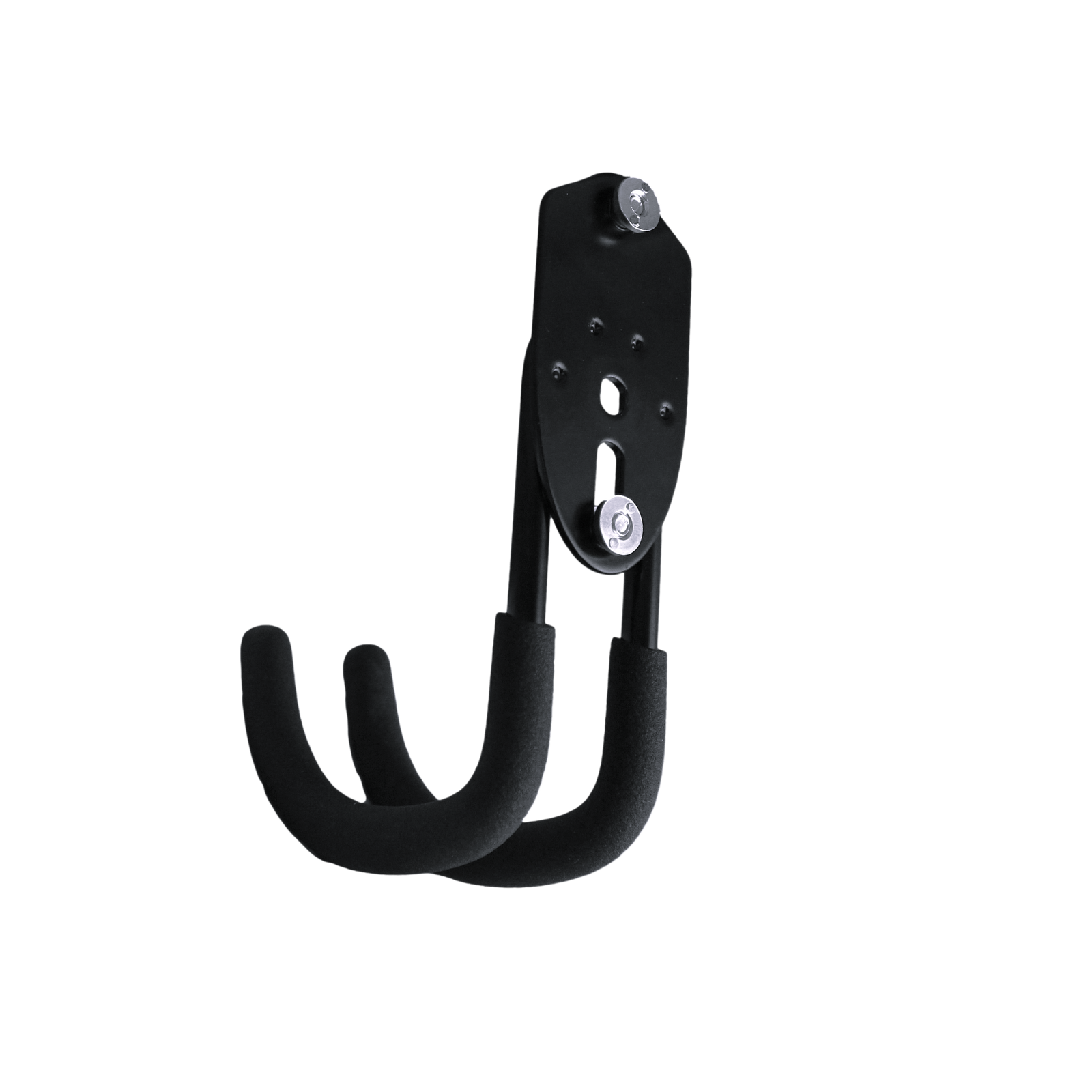StorEase Large Wall Storage System J Hook, Black Powder Coated Steel, Indoor