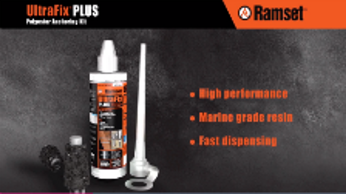 Ramset 300ml ChemSet UltraFix Plus Polyester Chemical Anchoring Adhesive