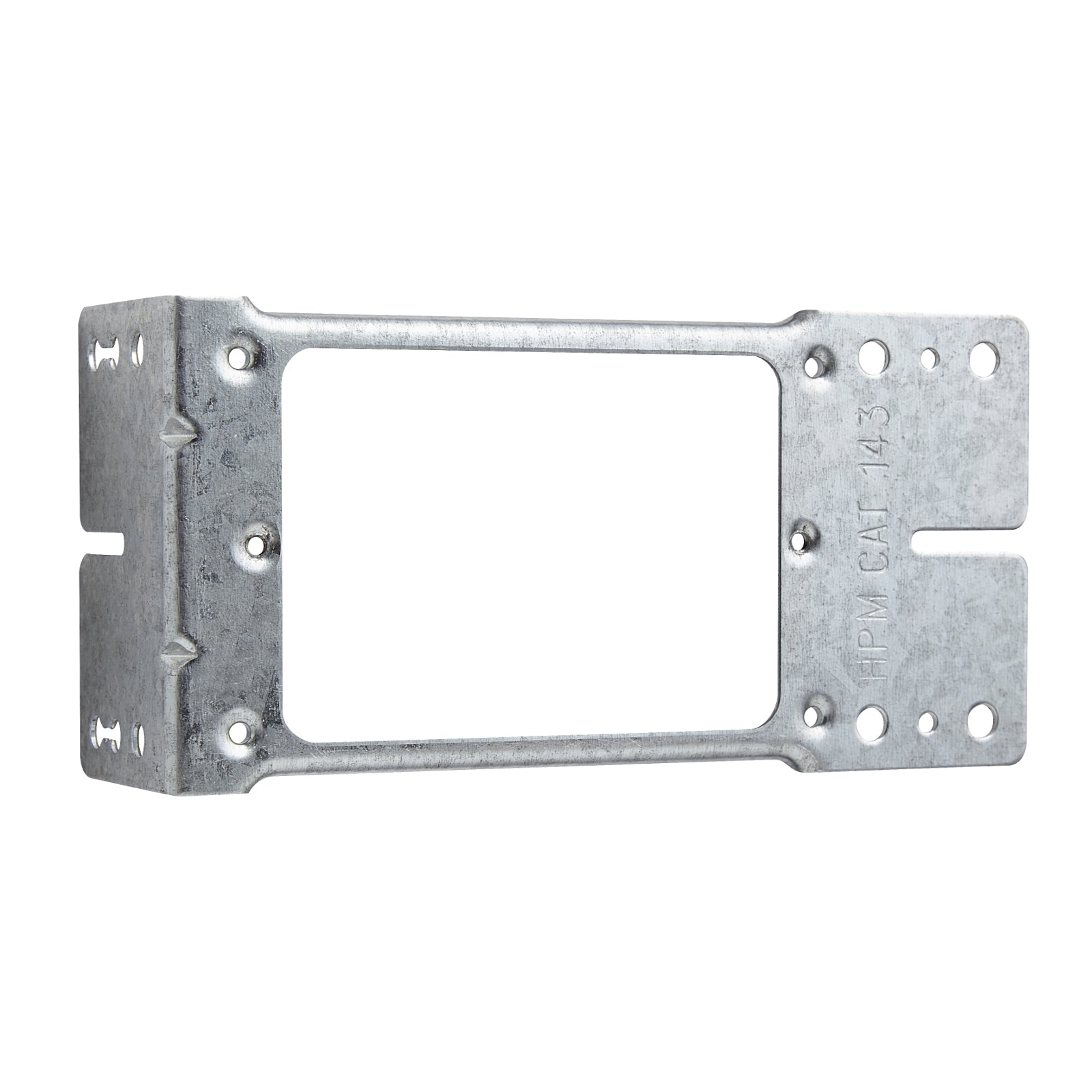 HPM Mounting Block Bracket 124mm Metal for Powerpoints and Switches