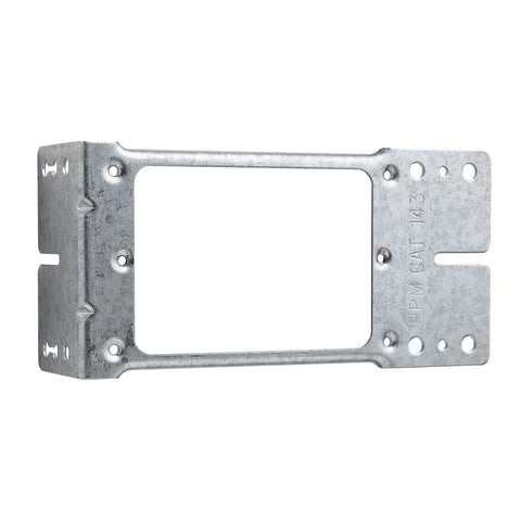 HPM Mounting Block Bracket 124mm Metal for Powerpoints and Switches