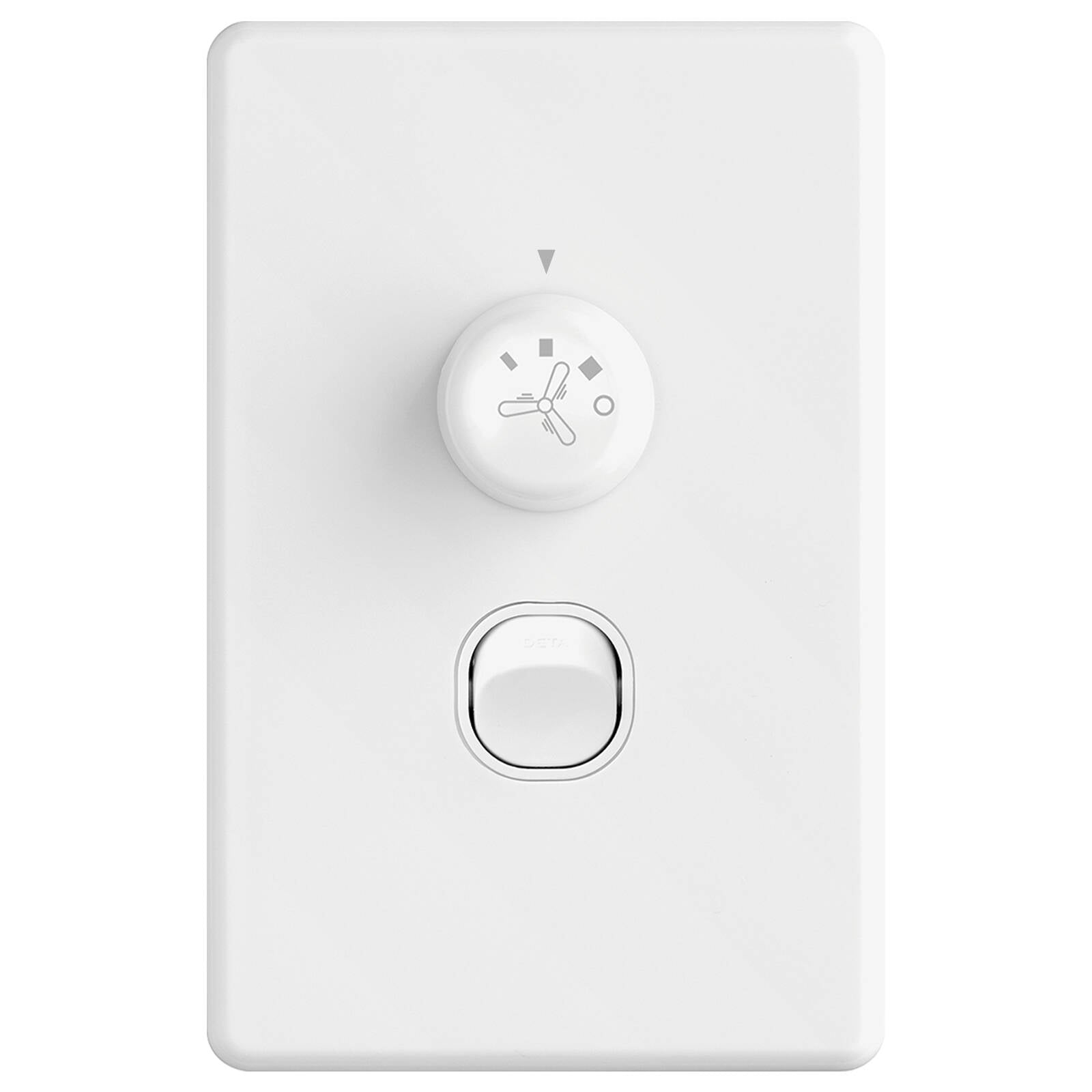 DETA X6 Fan Speed Controller 240V 10A White 6142B