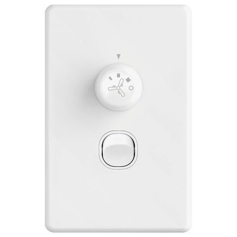 DETA X6 Fan Speed Controller 240V 10A White 6142B