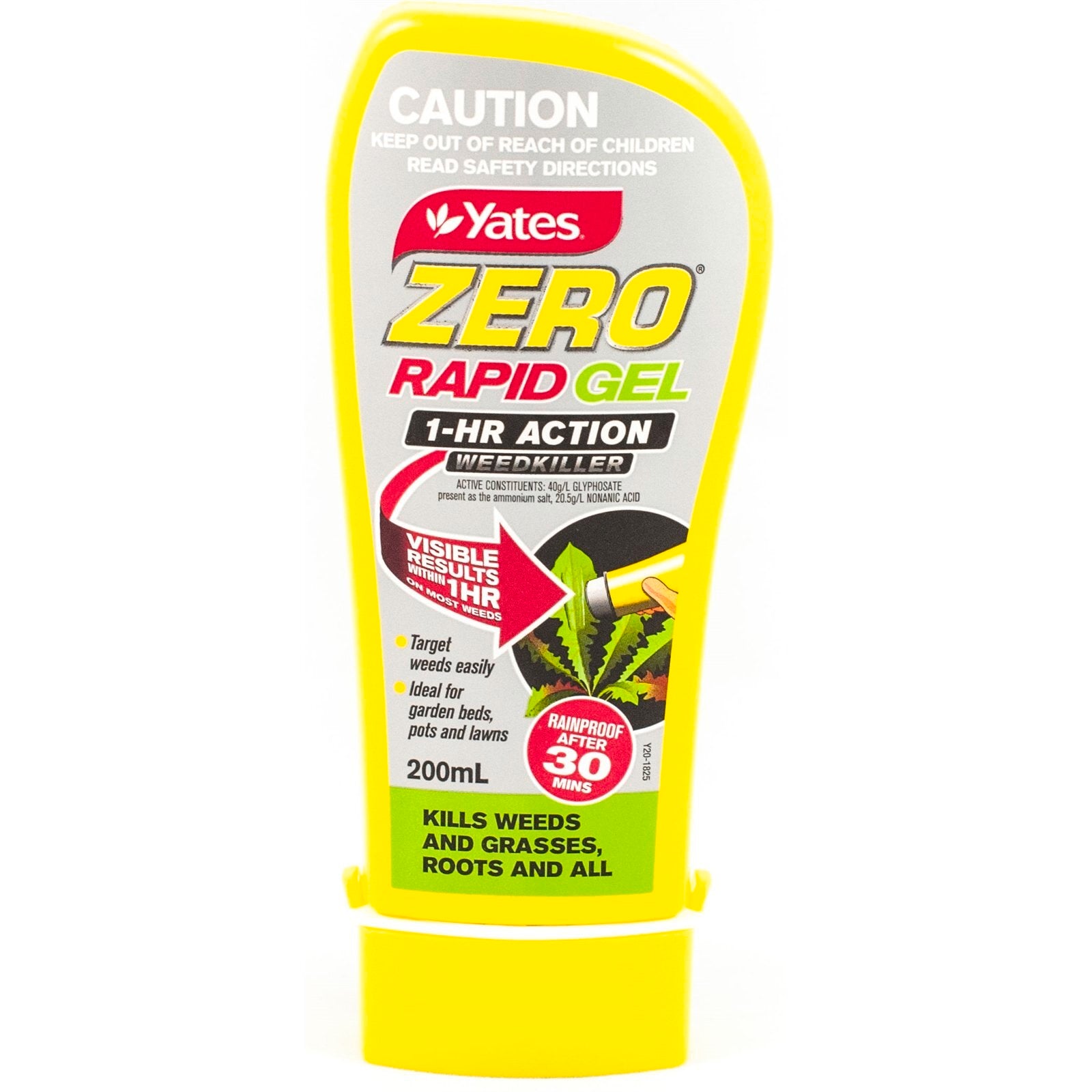 Yates Zero Rapid Gel 200ml 1 Hour Action Weed Killer, No Spray Drift