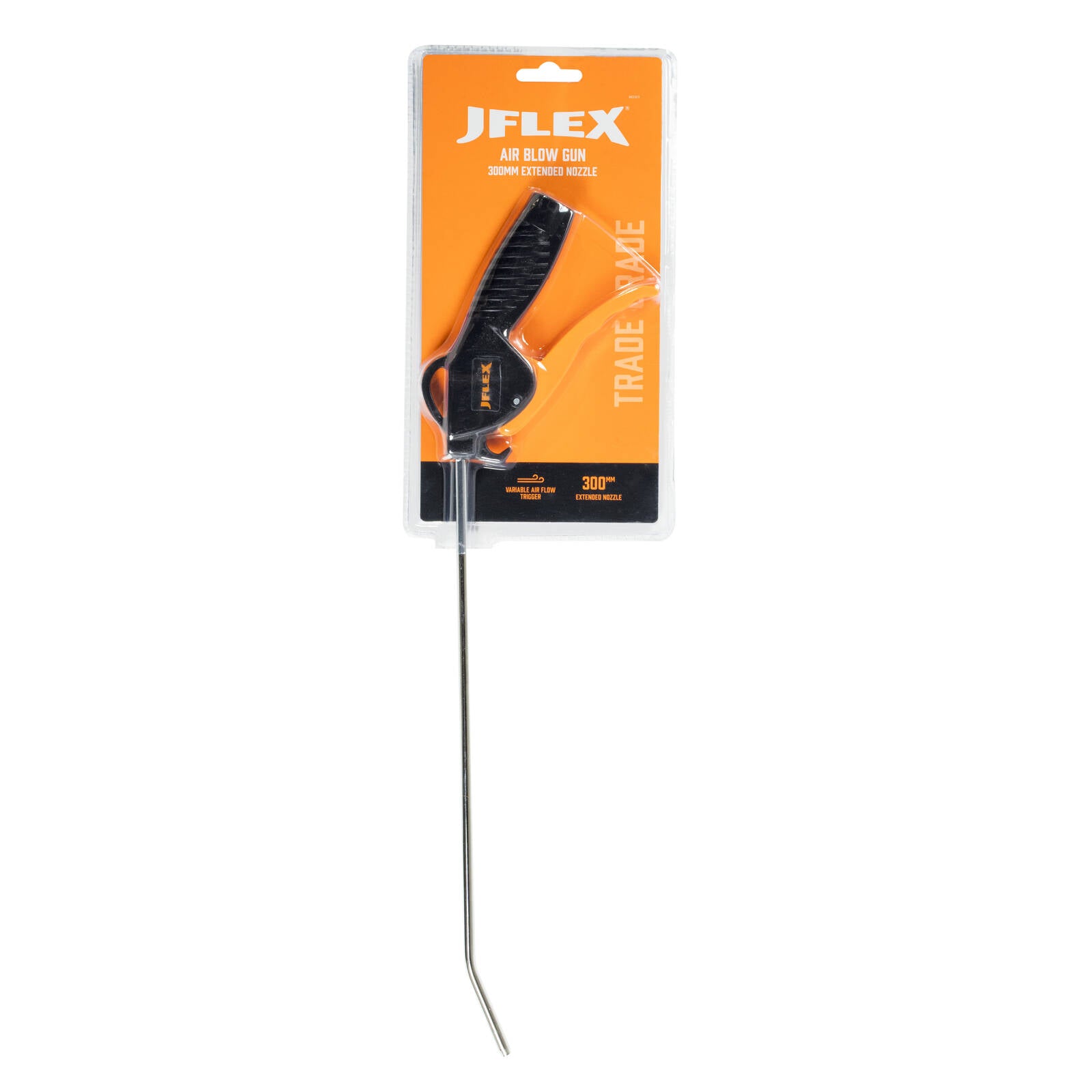 JFLEX Air Blow Gun 300mm Extended Nozzle Variable Airflow