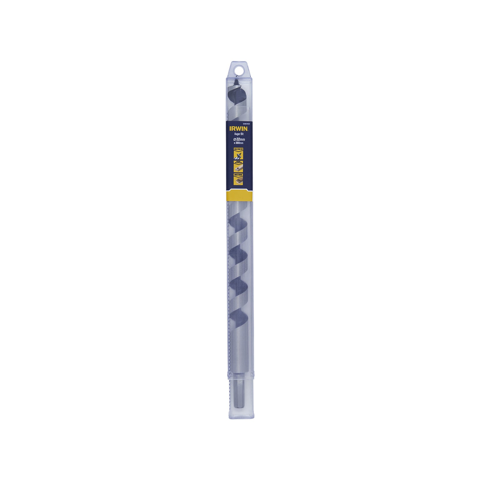 Irwin 22 x 380/300mm Long Wood Auger Drill Bit