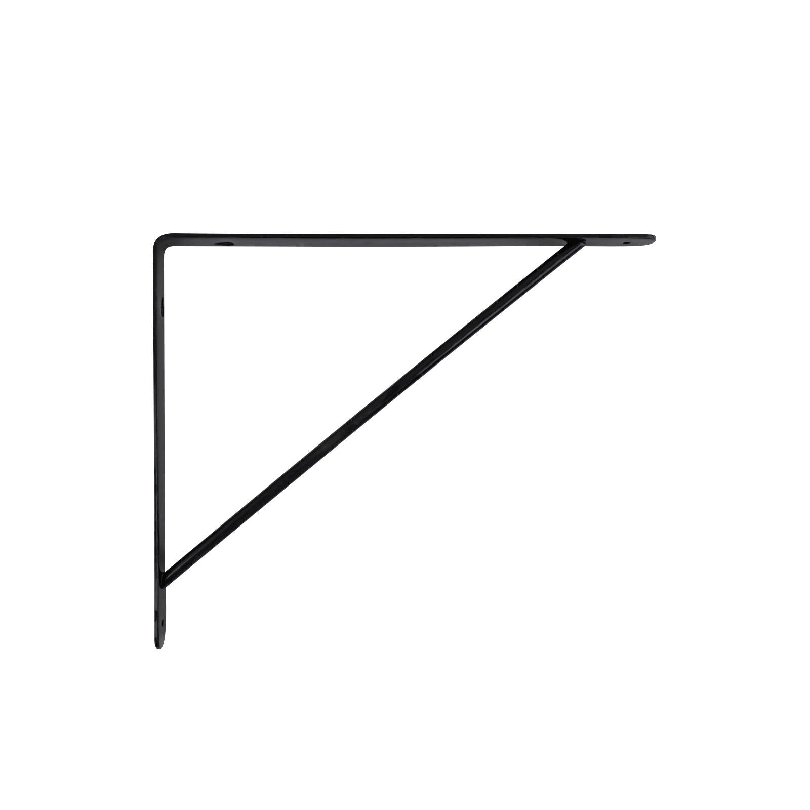 Carinya 300 x 250mm Black Powder Coated Steel Studio Stayed Bracket, 125kg