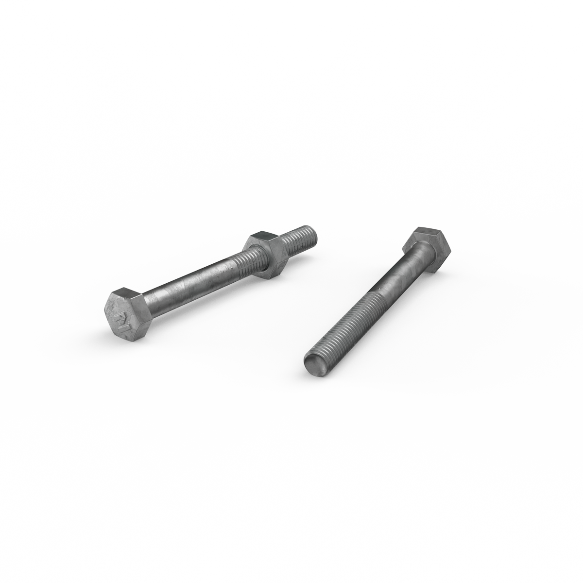 Zenith Hot Dip Galvanised Hex Head Bolts M6 x 60mm 25 Pack Durable - SuperSaverAU - view 3