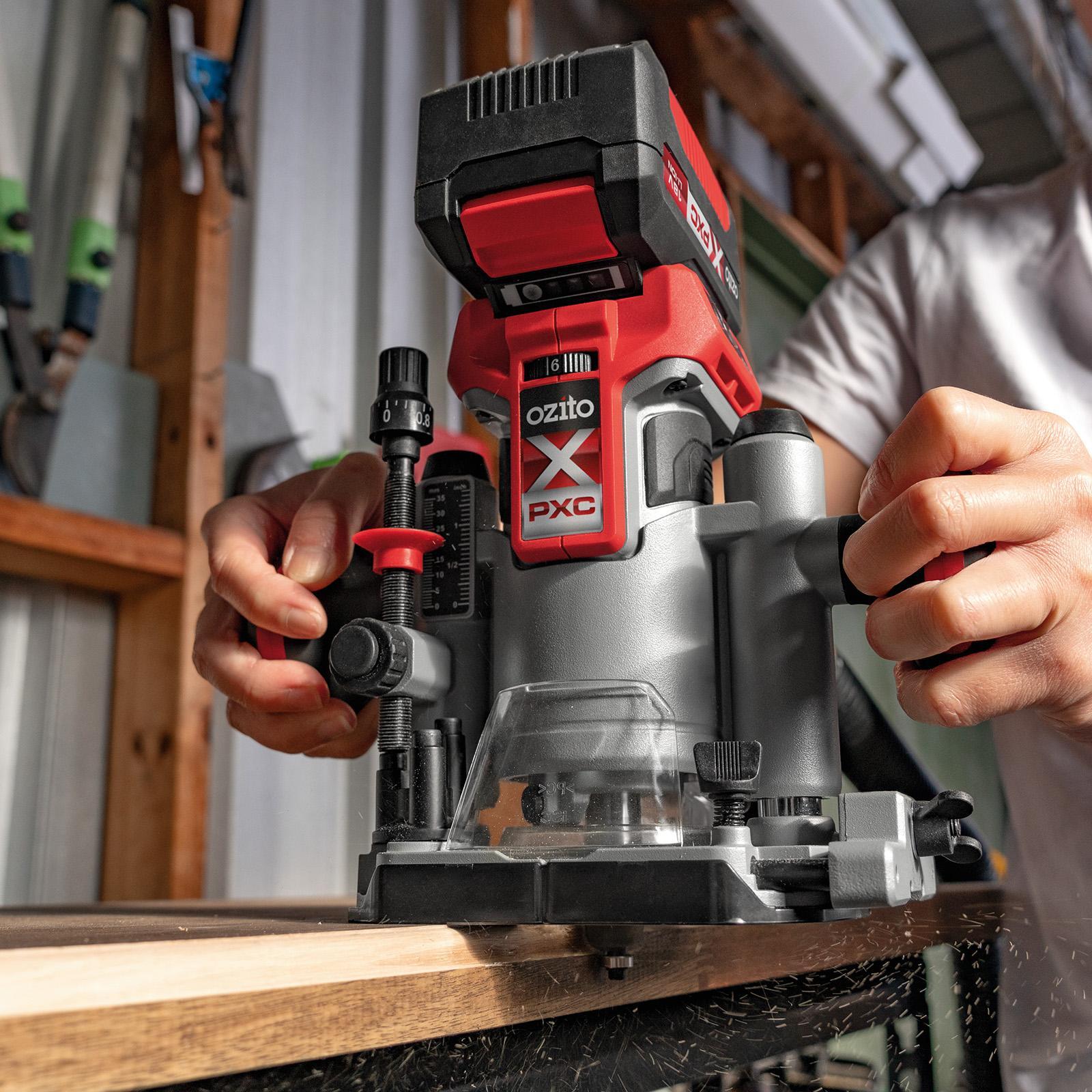 Ozito PXC 18V Brushless Cordless Plunge Router - Skin Only PXBPRS-018
