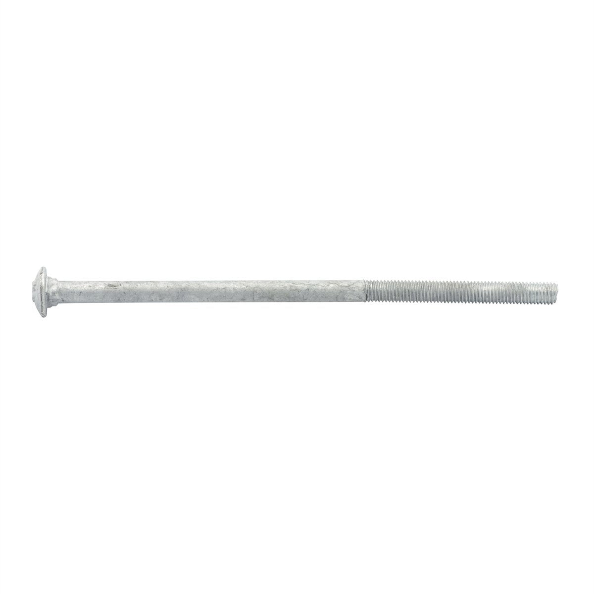 ZENITH M10 x 200mm Hot Dip Galvanised 4.6 Grade Cup Head Bolts and Nuts - 12 Pack
