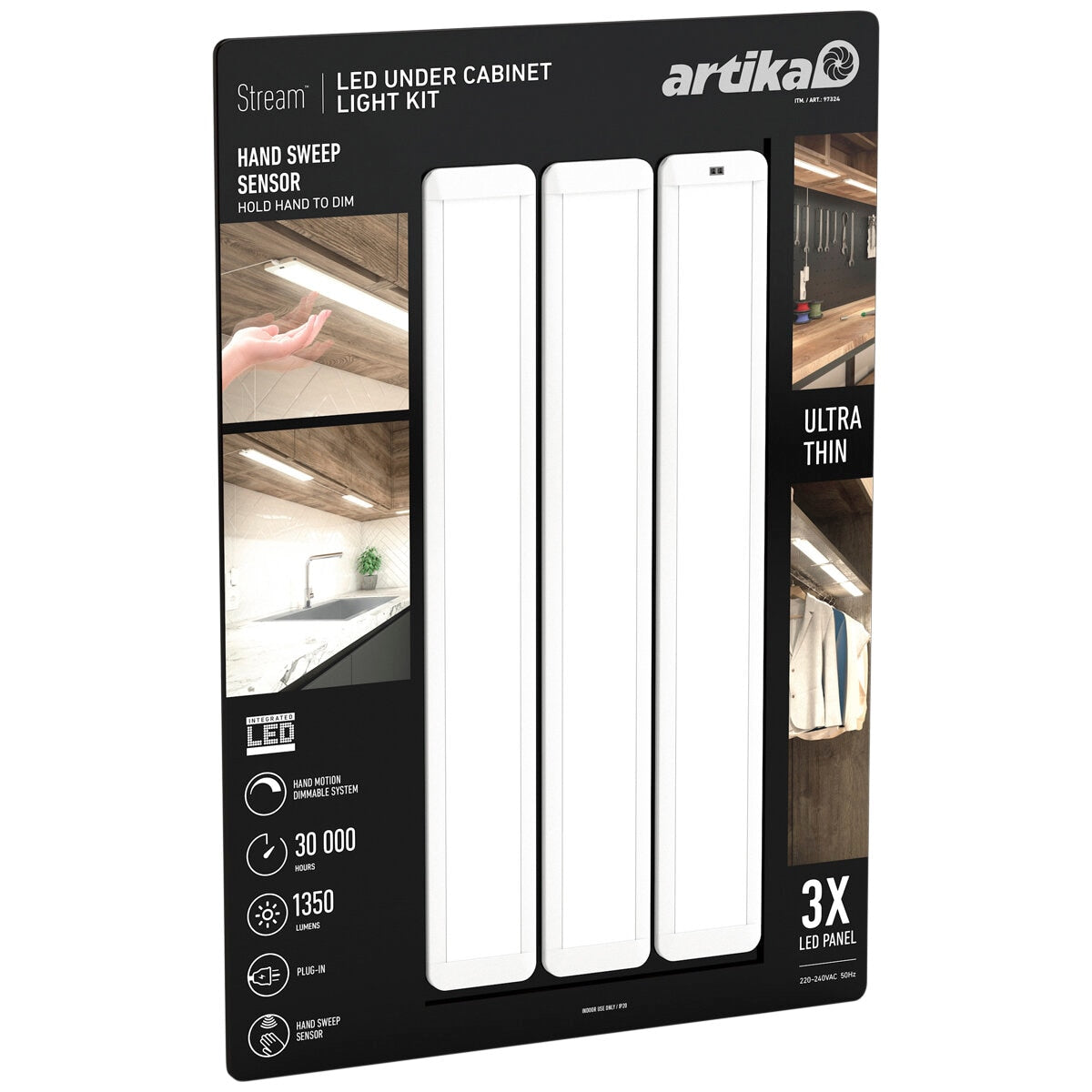 ARTIKA Stream Undercabinet LED Light Kit 3 Pack - SuperSaverAU - view 11
