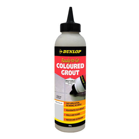 Dunlop Trade 800g Misty Grey Ready-To-Go Coloured Grout Mould Resistant