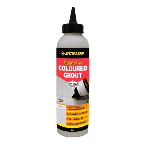 Dunlop Trade 800g Misty Grey Ready-To-Go Coloured Grout Mould Resistant