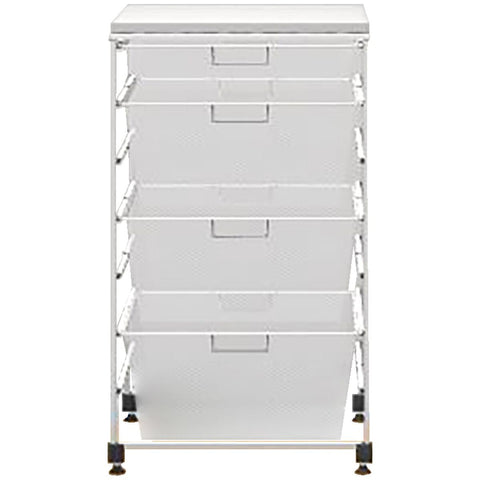 Elfa Mesh Drawer System 7 Runner - White E-Poxy Bonded Steel - Made in Sweden - 12000
