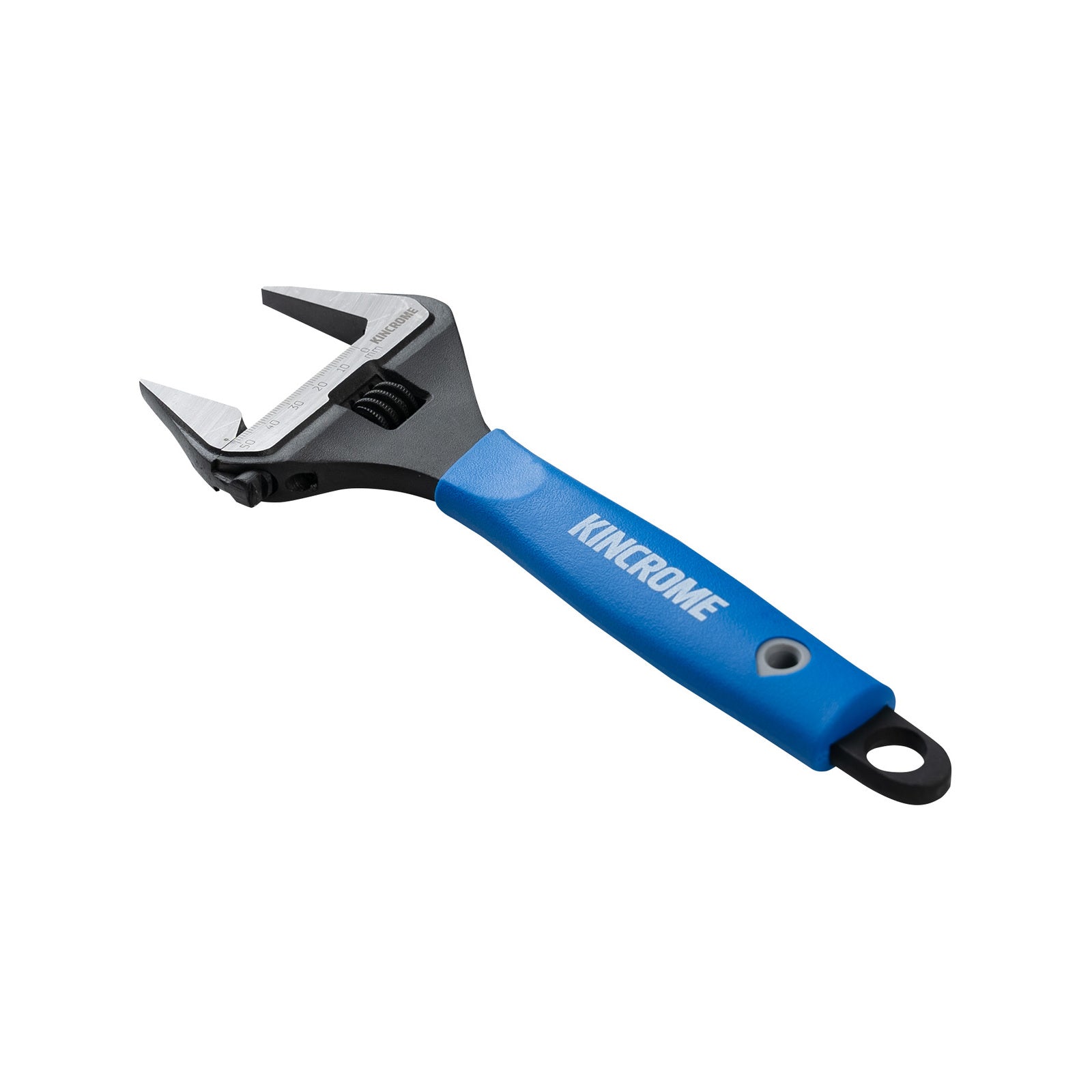 Kincrome 250mm Adjustable Wide Mouth Wrench - Chrome Vanadium Steel Slim Head