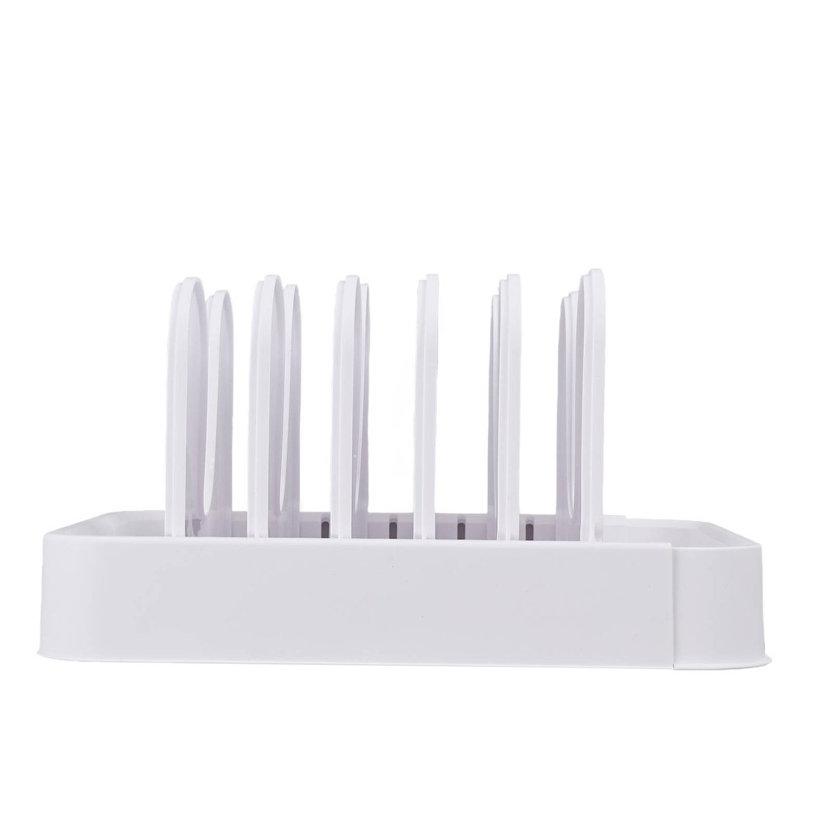 EzyStorage White Expanding Cookware Organiser - 36-58cm - 6 Dividers - SuperSaverAU - view 5