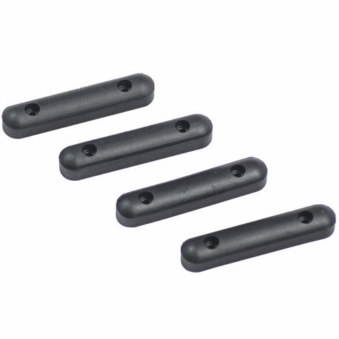 Goliath Black Rubber Buffer Strip, 4 Pack Weather Resistant