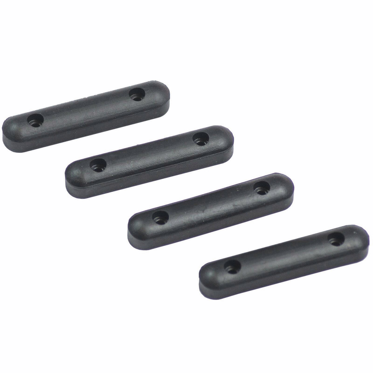 Goliath Black Rubber Buffer Strip, 4 Pack Weather Resistant