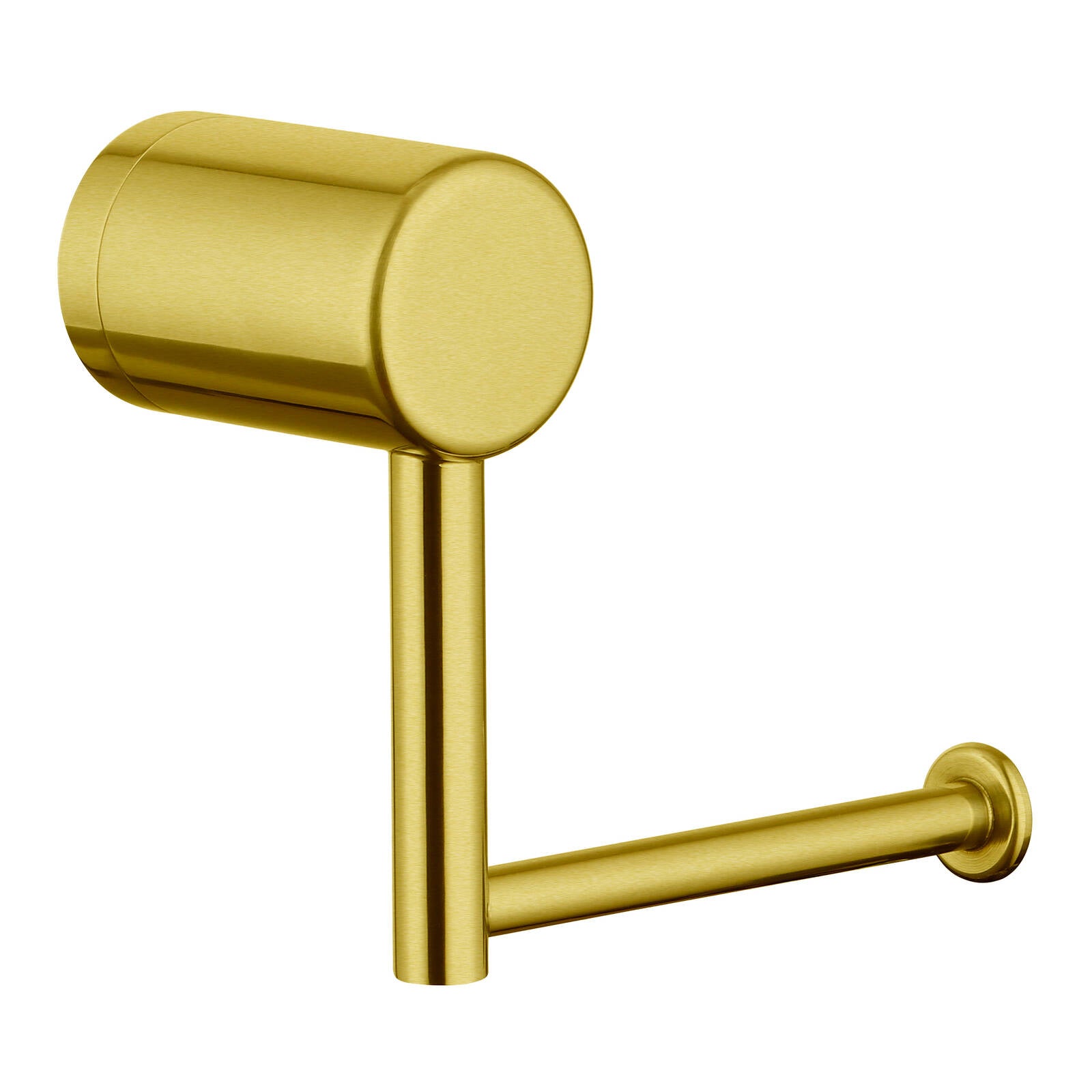 Evekare Brushed Brass Toilet Roll Holder for the Bathroom