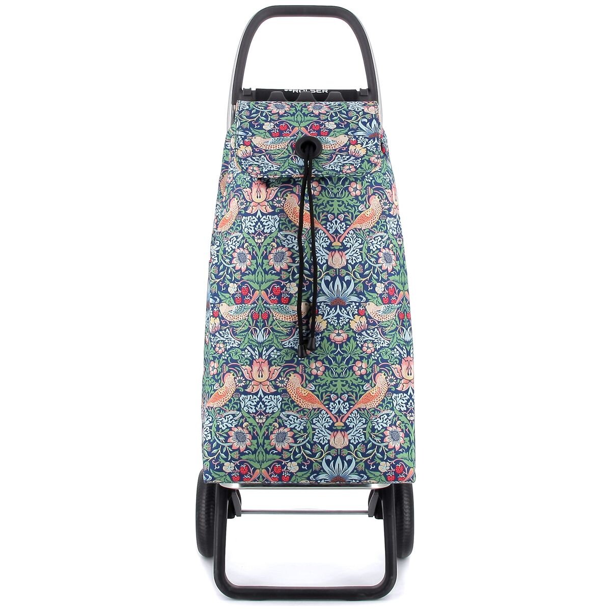 Rolser I-Max William Morris 2-Wheel Folding Trolley - Birds Design, Backpack-Style Bag - R-IMX511-3119