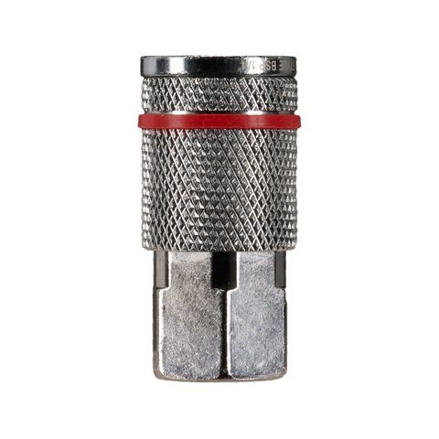 Powerfit Female Coupler - 1/4" - Steel - Ryco Style - SuperSaverAU - view 1