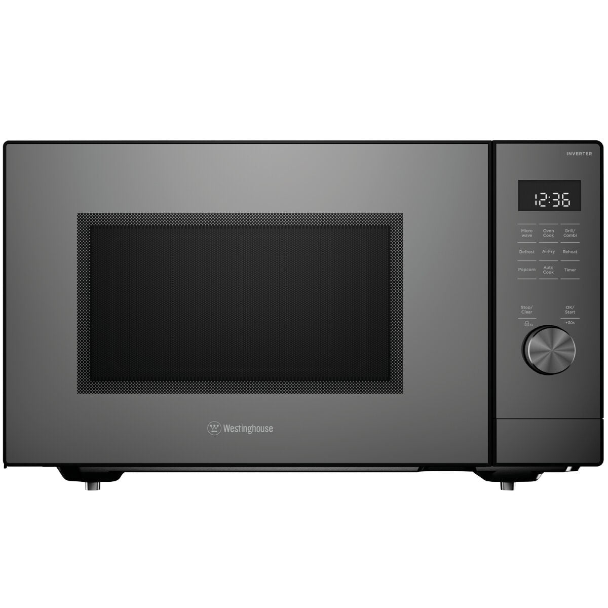 Westinghouse 42L Freestanding Convection Microwave Oven - Dark Grey - Air Fry - Inverter - WMC4207GA