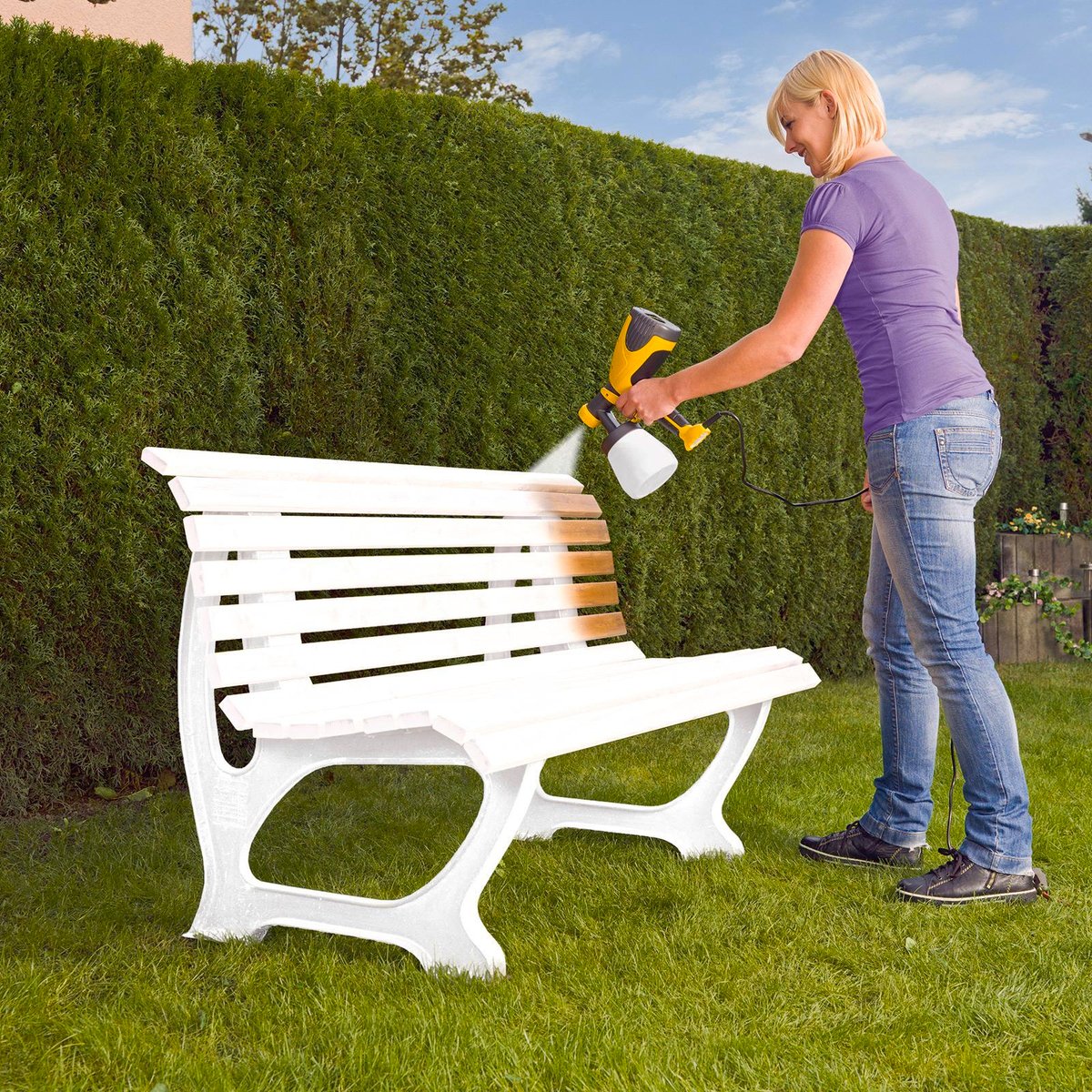 Wagner W100 Paint Sprayer - 0.8L - High Grade Polypropylene - HVLP Technology - SuperSaverAU - view 5