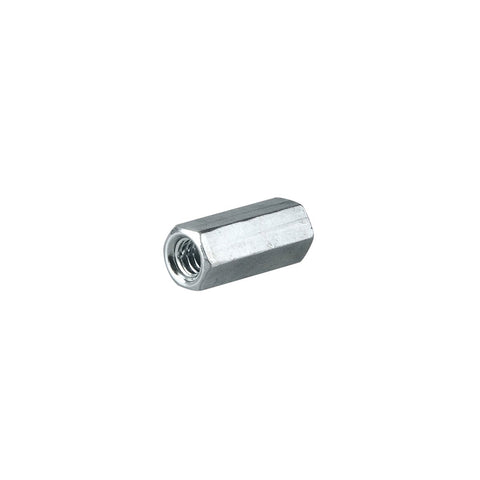 Pinnacle 3/16" Zinc Plated Hex Coupler - 4 Pack
