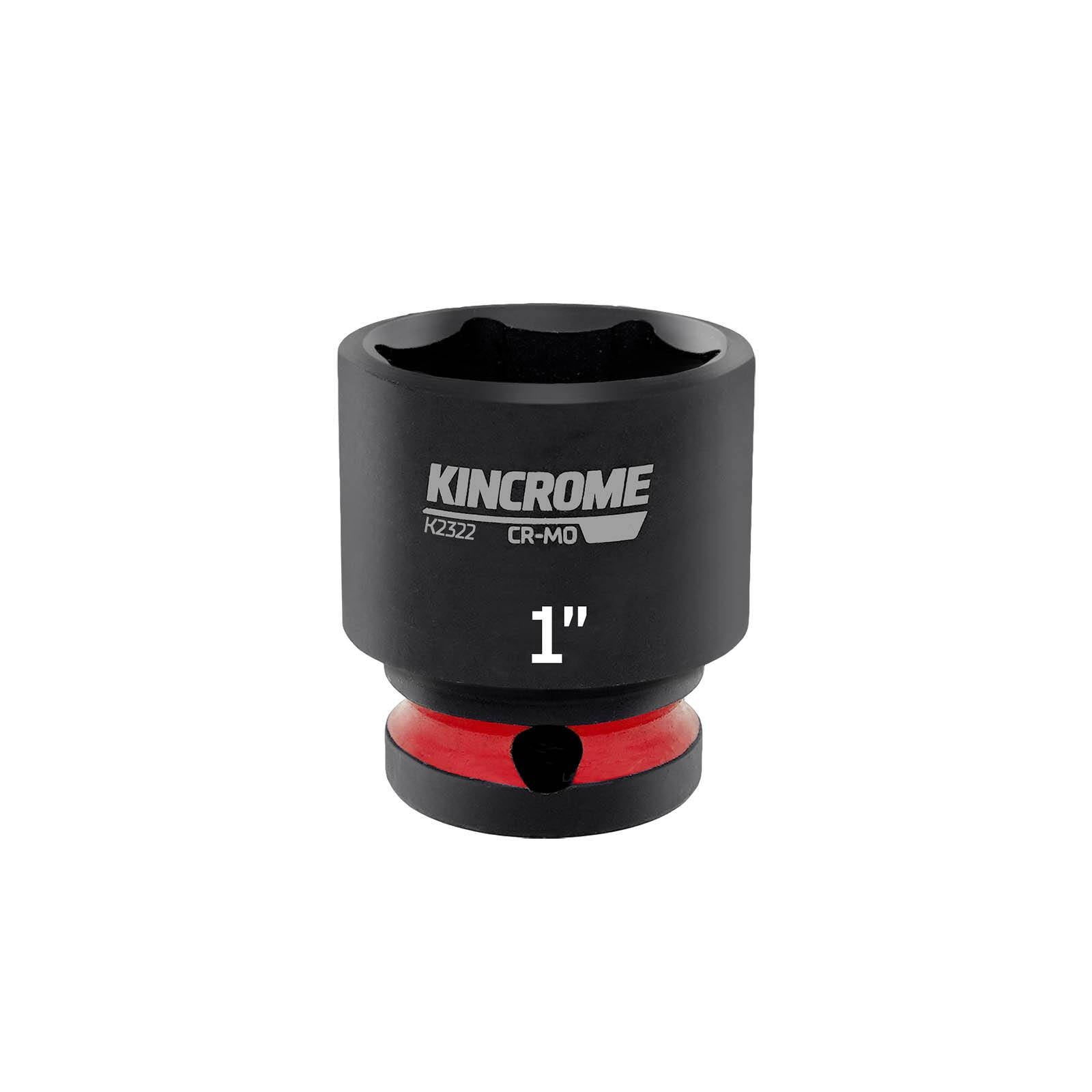 Kincrome 1" 1/2" Drive Impact Socket Cr-Mo 6 Point Rust Resistant