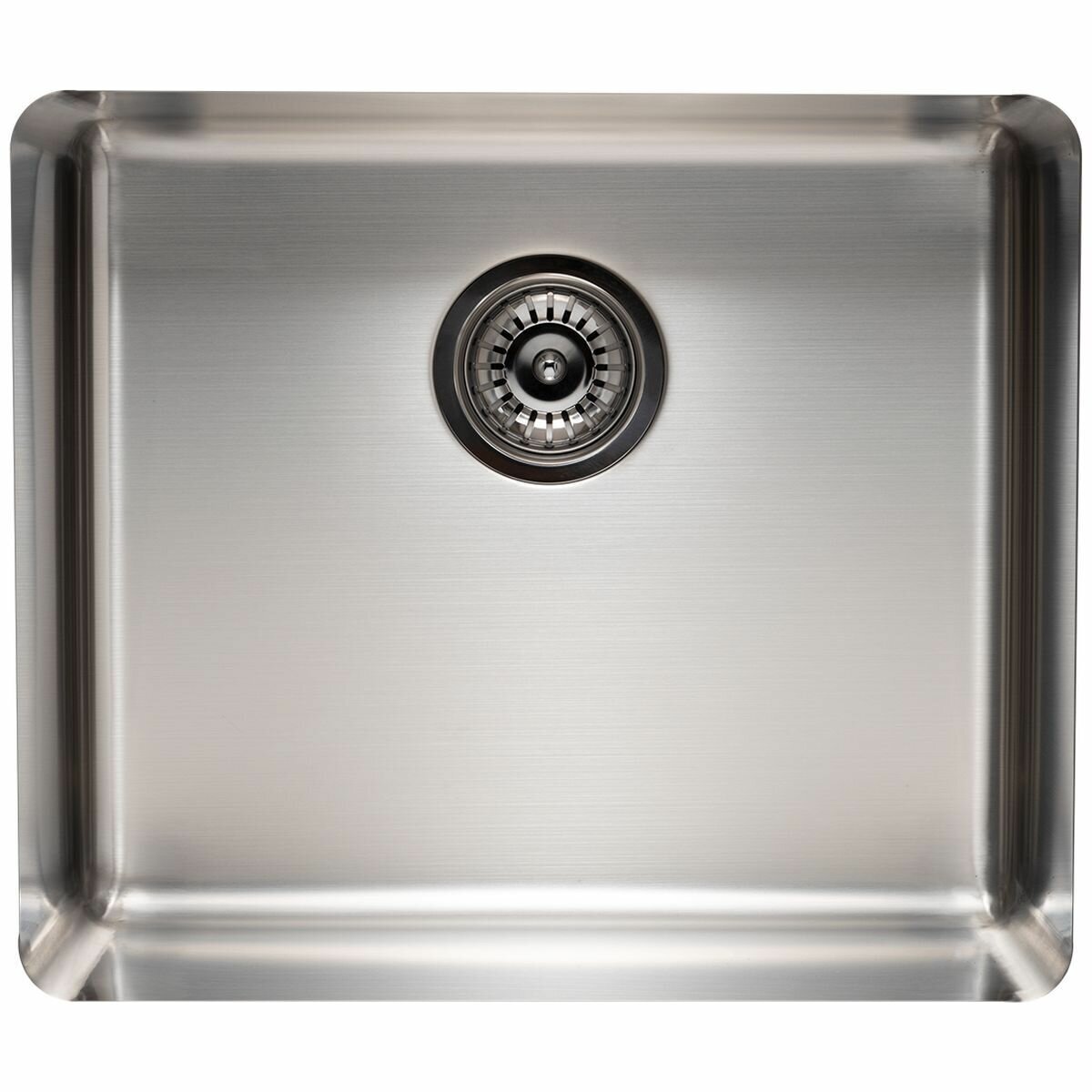 Titan Essentials single bowl sink 520mm - AISI316 stainless steel - top, under or flush mount - TSSS52