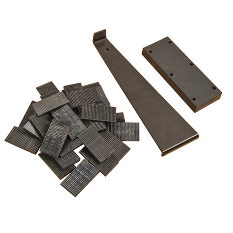 QEP Laminate Floor DIY Installation Kit with 30 Spacers, Tapping Block & Pull Bar