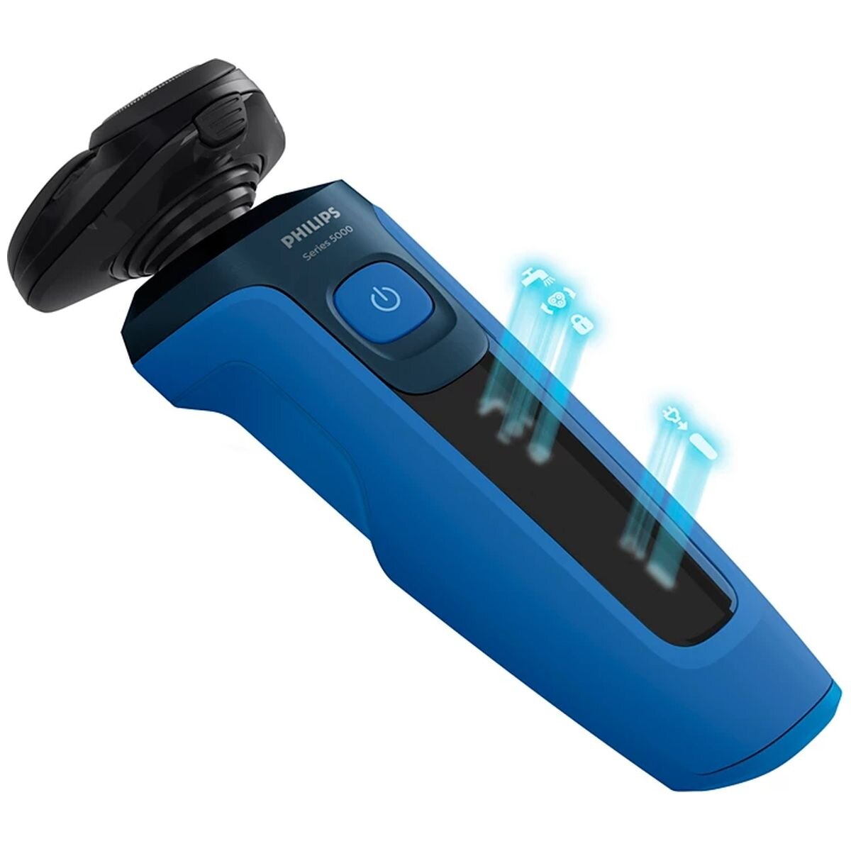 Philips Series 5000 Wet and Dry Electric Shaver - ComfortTech Blades - 360° Contour Heads - S5466-17