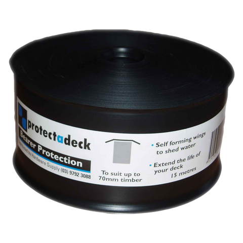 Protectadeck 70mm x 15m PVC Bearer Protection - Flexible Deck Bearer Tape