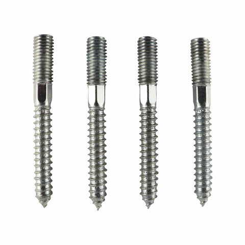 Everhang M10 Hanger Bolt 80mm Zinc Plated Steel 4 Pack - SuperSaverAU - view 1