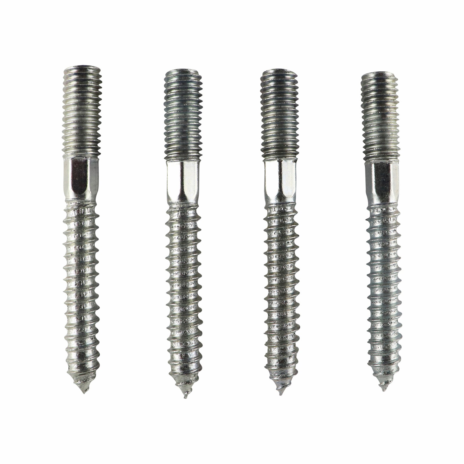 Everhang M10 x 80mm Zinc Plated Hanger Bolt with Star Recess - Steel, 4 Pack