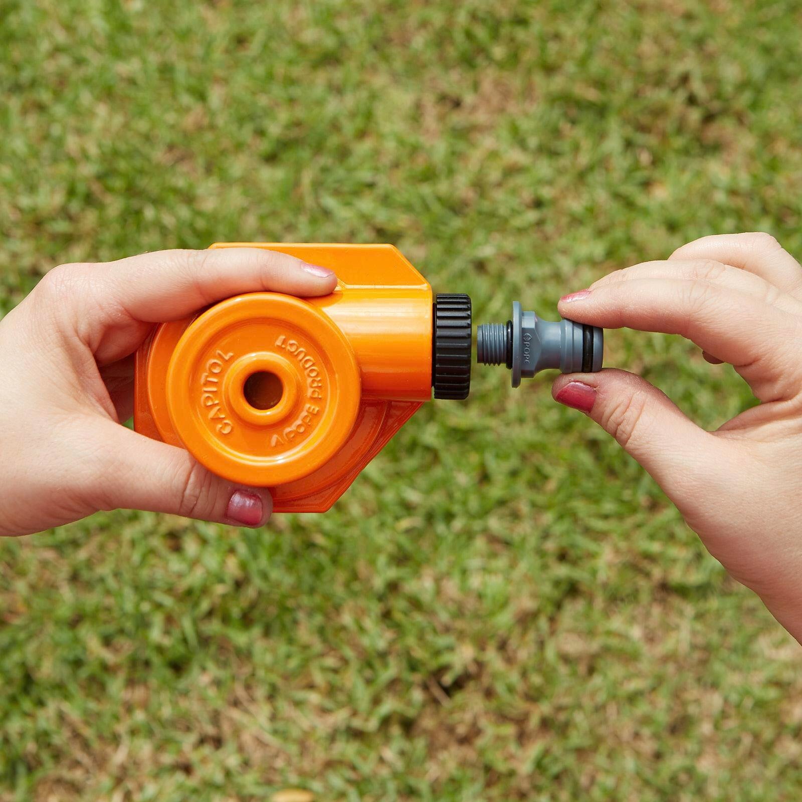 Pope Universal Sprinkler Adaptor - ABS Plastic, 12mm Snap-On, Suits 20mm & 6mm BSP