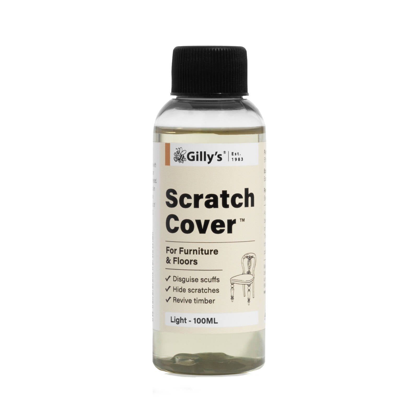 Gilly's 100ml Scratch Cover for Lightwood