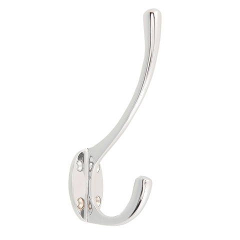 Zenith 135mm Chrome Plated Solid Brass Round Robe Hook