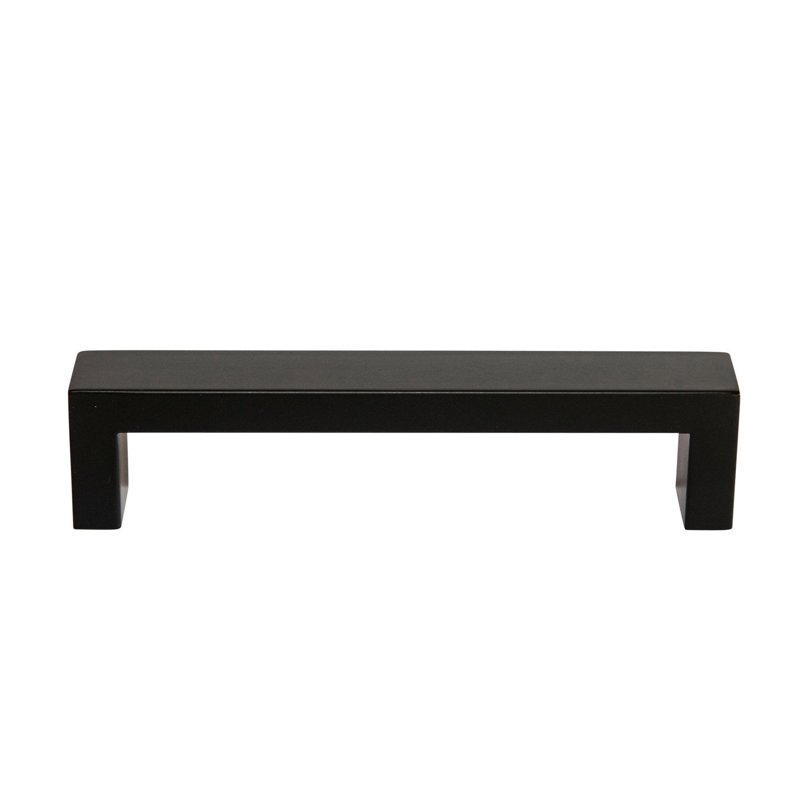 Taskmaster 128mm Matte Black Hollow Rectangle Steel Cabinet Handle
