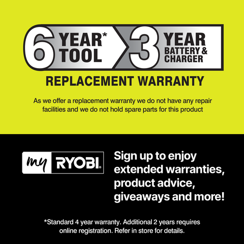 Ryobi USB Lithium High Pressure Inflator 2Ah Kit Portable 100psi RI4K