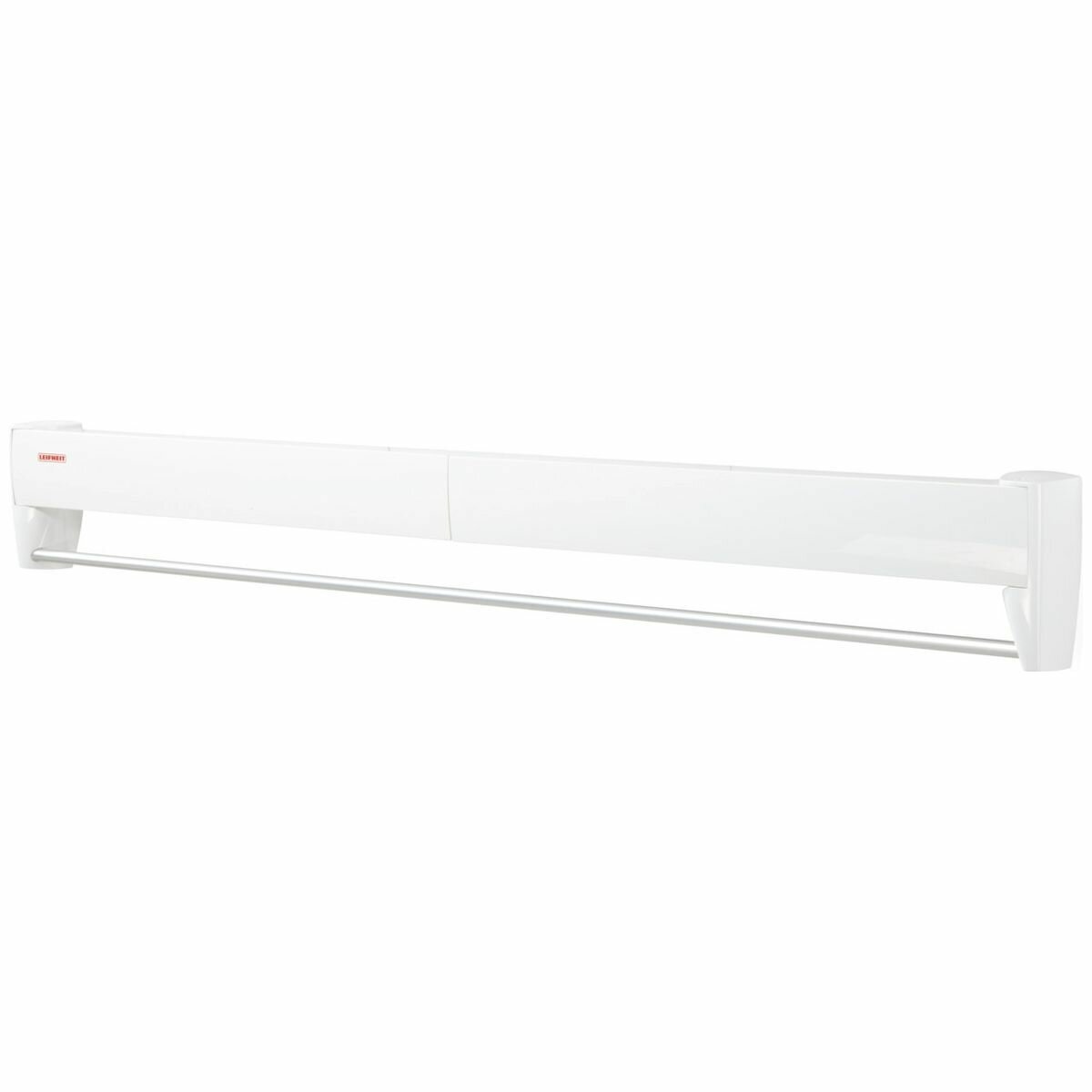 Leifheit Telegant 81 Wall-Mount Dryer - Eight Rails, 8.1m Drying Space, Hand-Towel Bar, White - L83100