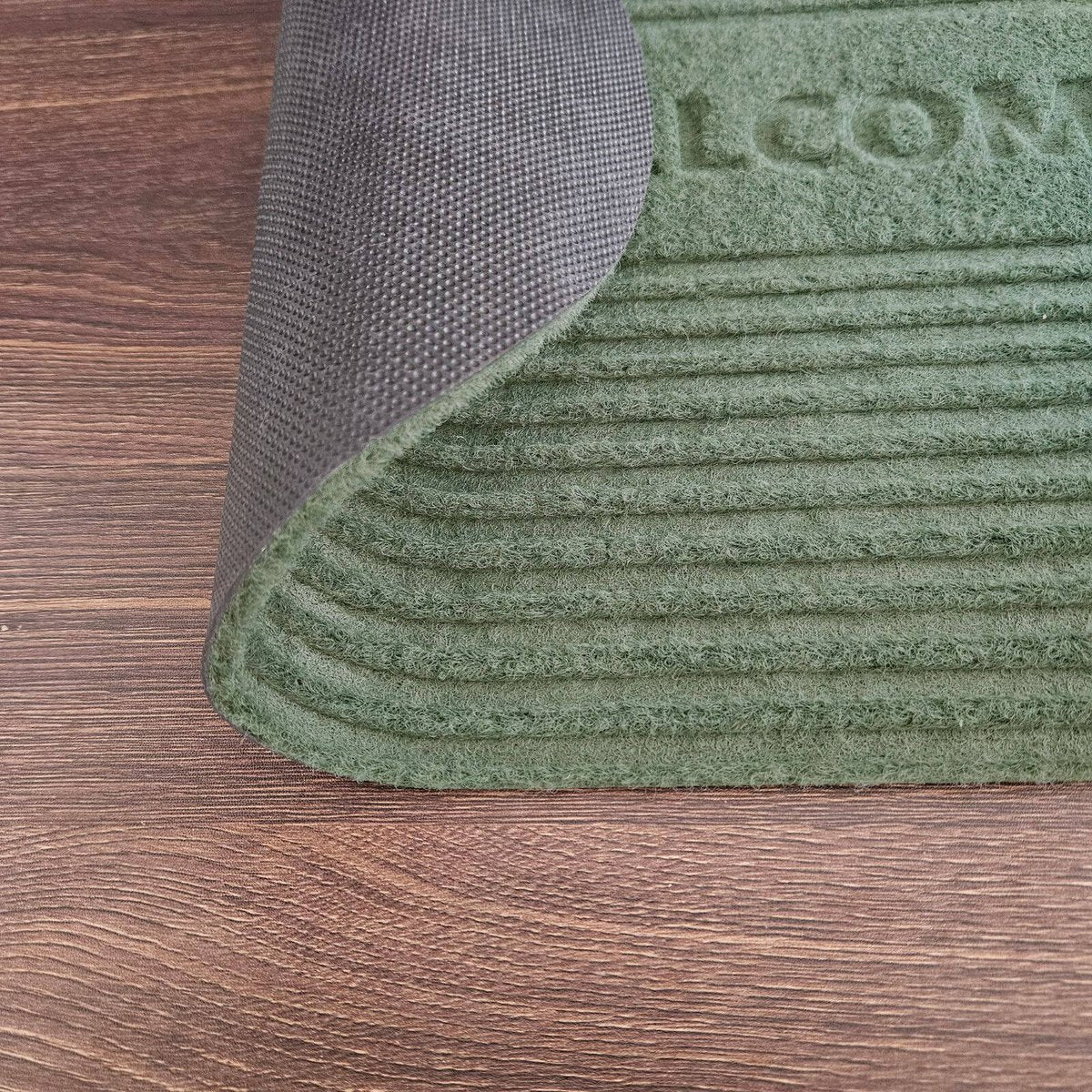Maxfind Green Oval Scraper Doormat 40 x 60cm - Eco-Friendly Dirt Trapping - SuperSaverAU - view 5