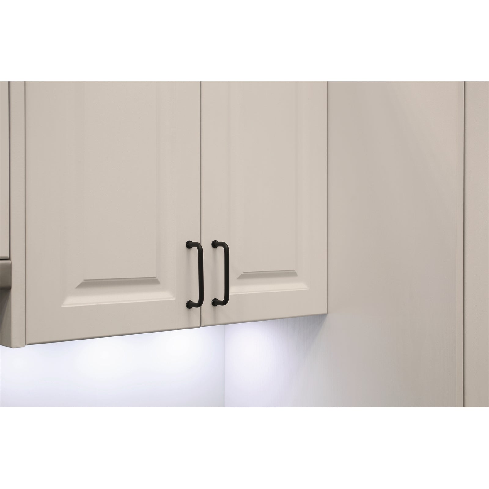 Prestige 109mm Matte Black Raised D Handle - Zinc Alloy - 6 Pack