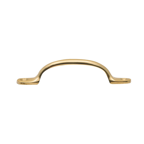 Prestige 125mm Polished Brass Metal Case Handle, Traditional Cabinet Drawer Pull