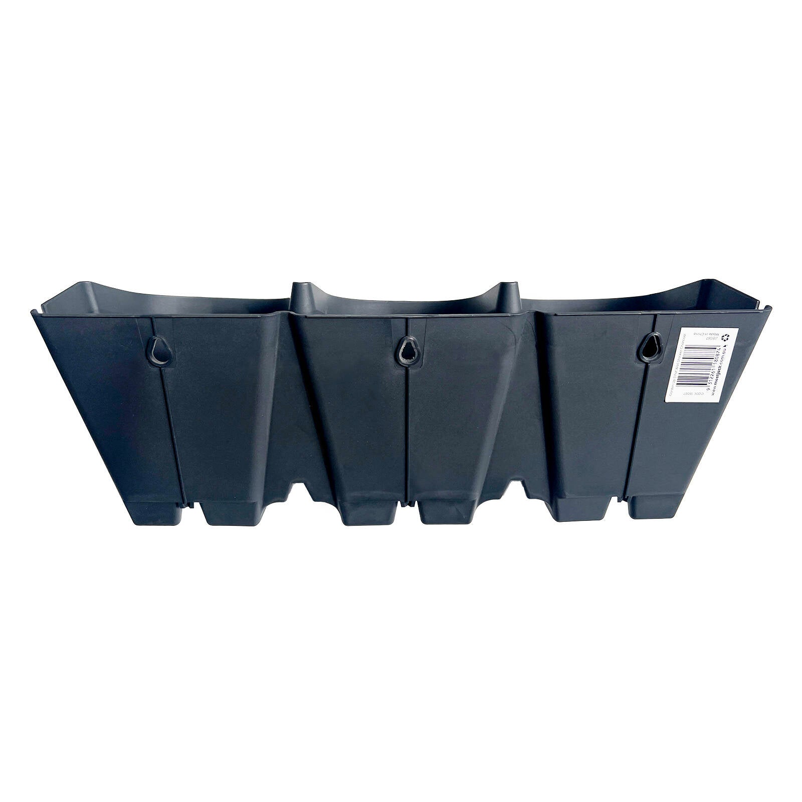 Jack Garden Up Vertical Wall Stacker 3 Pot - Charcoal Weather Resistant