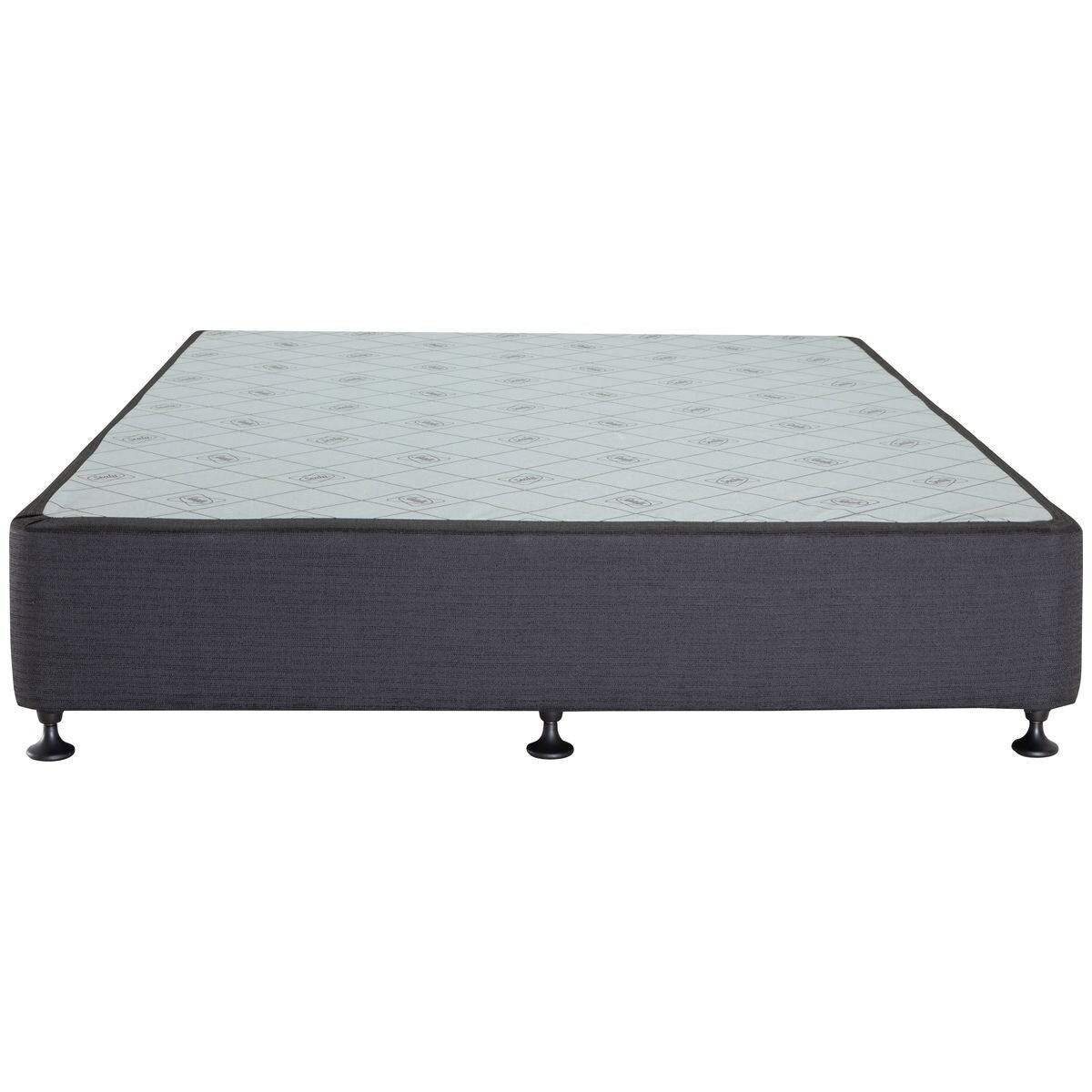 Sealy Posturepedic Queen Bed Base - Black - Pine Timber and Steel Frame - PPB-BLK-QUN